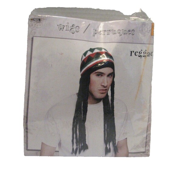Reggae Wig & Hat 26" Long Pre-owned - Picture 1 of 2